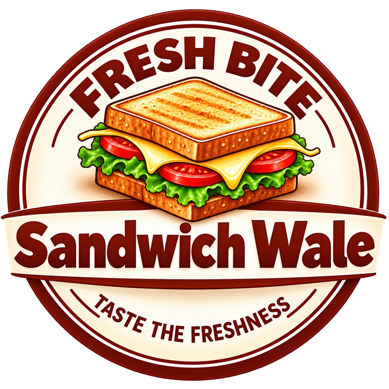 Fresh Bite Sandwich Wale logo