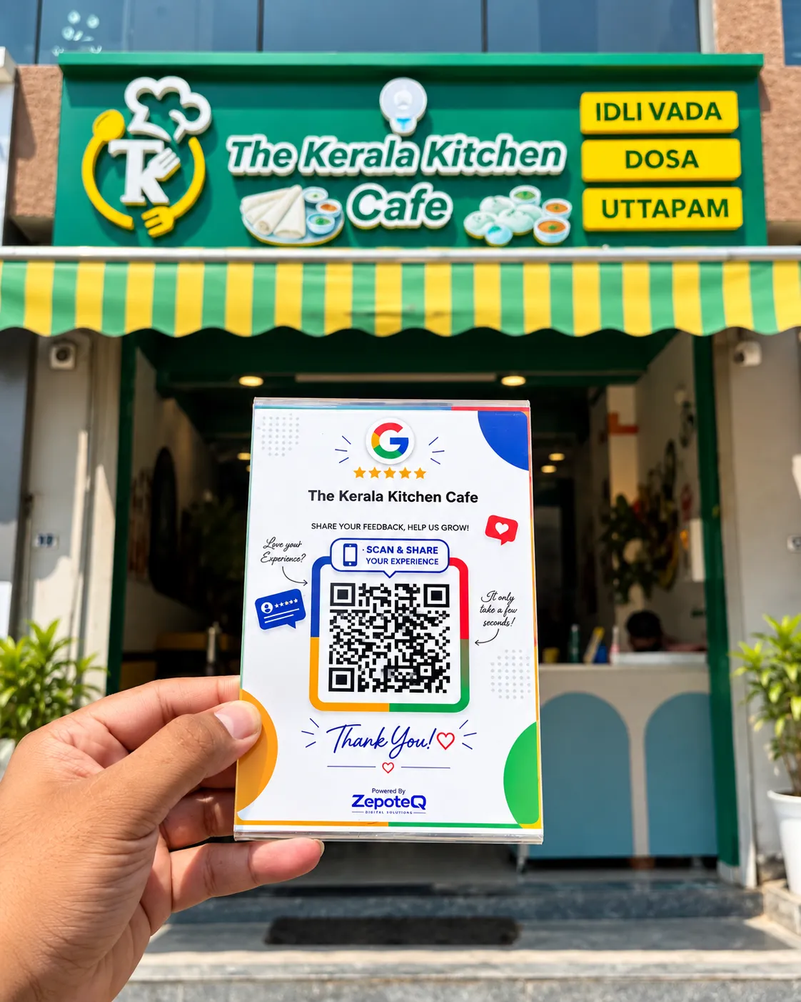 Customer at The Kerla Kitchen Cafe